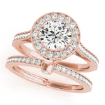 14K Rose Gold 1.33ctw Round Diamond Engagement Ring