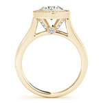 14K Yellow Gold Round Diamond Engagement Ring 1.33ctw