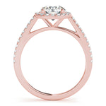 14K Rose Gold 1.33ctw Round Diamond Engagement Ring