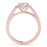 14K Rose Gold 1.33ctw Round Diamond Engagement Ring