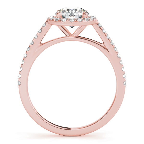 14K Rose Gold 1.33ctw Round Diamond Engagement Ring