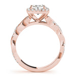 14K Rose Gold 1.33ctw Round Diamond Engagement Ring