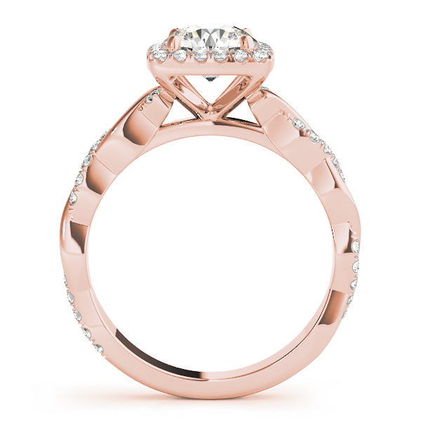14K Rose Gold 1.33ctw Round Diamond Engagement Ring