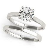 1.0 CT Round Diamond Engagement Solitaire Ring