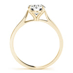 14K Yellow Gold 1ct Diamond Engagement Solitaire Ring