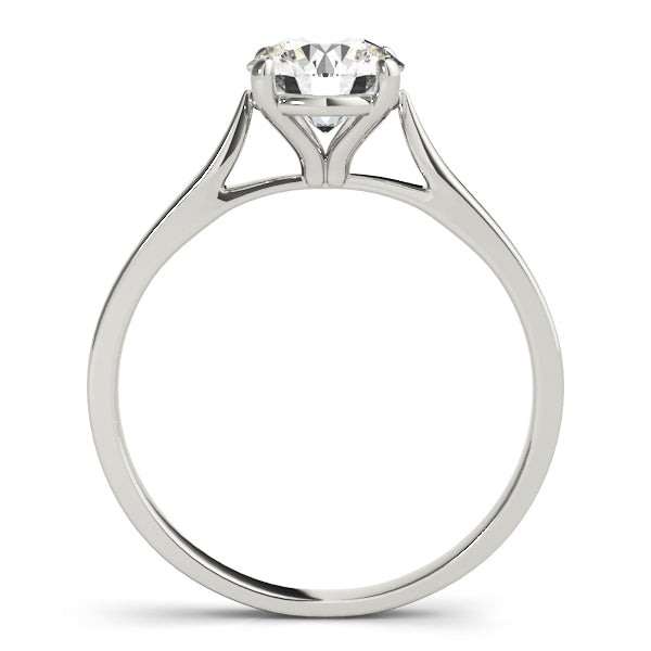 1 CT Platinum Round Diamond Engagement Ring