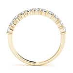 14K Yellow Gold 0.11ctw Diamond Wedding Band
