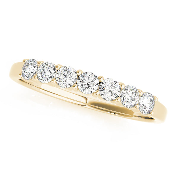 14K Yellow Gold Multi-Diamond Wedding Band