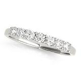 7-Stone Round Diamond Wedding Band