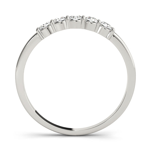 18K White Gold Diamond Wedding Ring