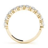 18K Yellow Gold Multi-Diamond Wedding Band