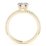 14K Yellow Gold 1.25ctw Round Diamond Ring