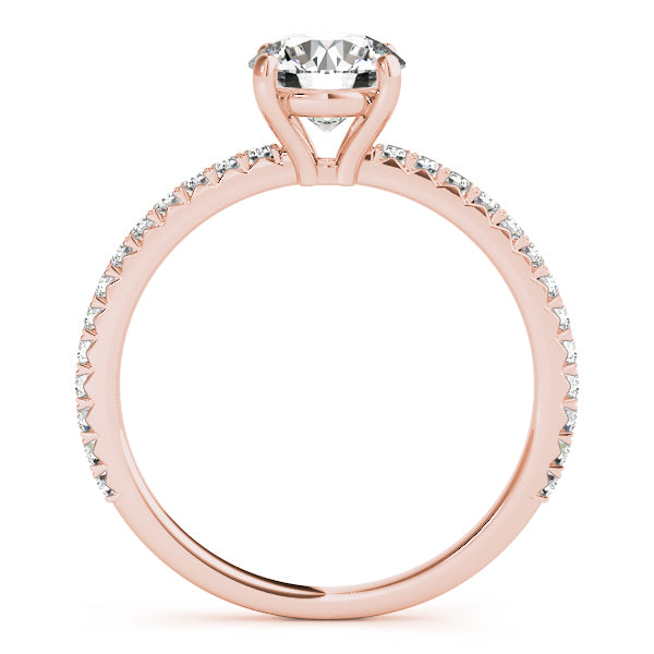 14K Rose Gold 1.25 ctw Round Diamond Engagement Ring