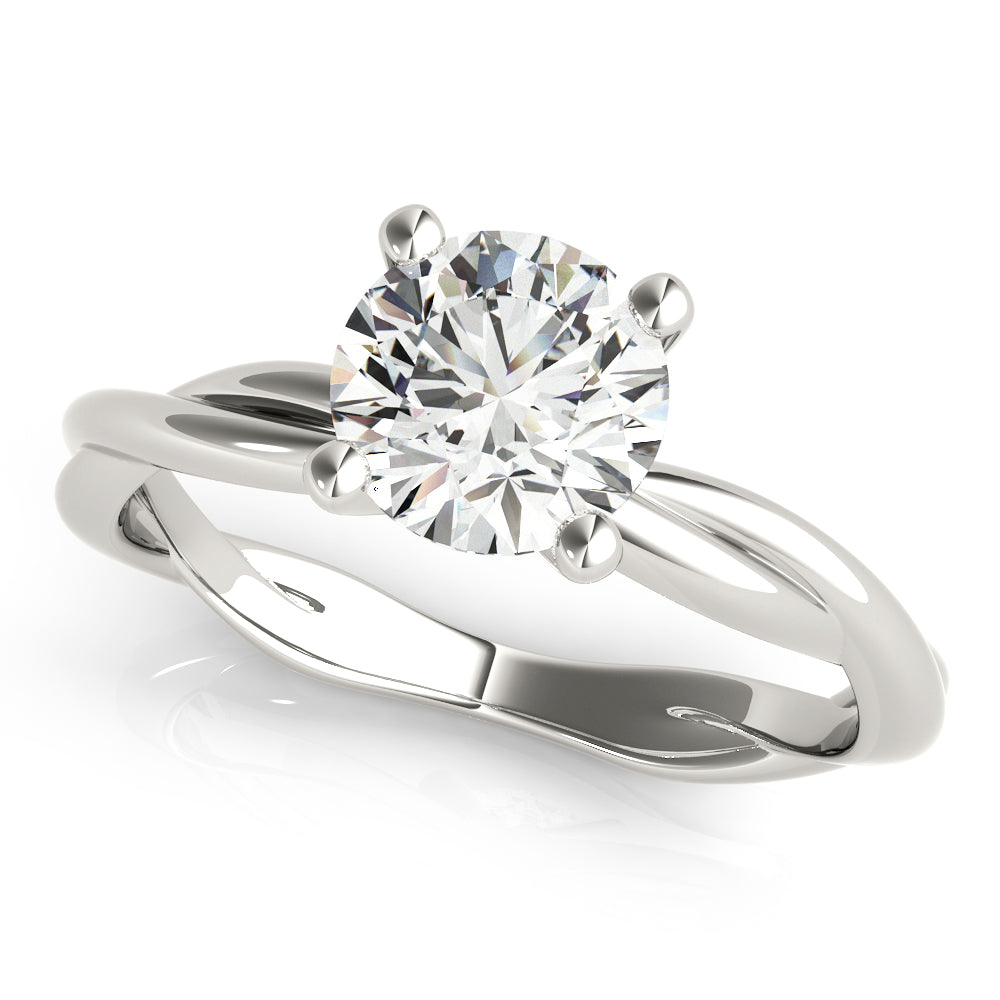1CT Round Diamond Engagement Ring