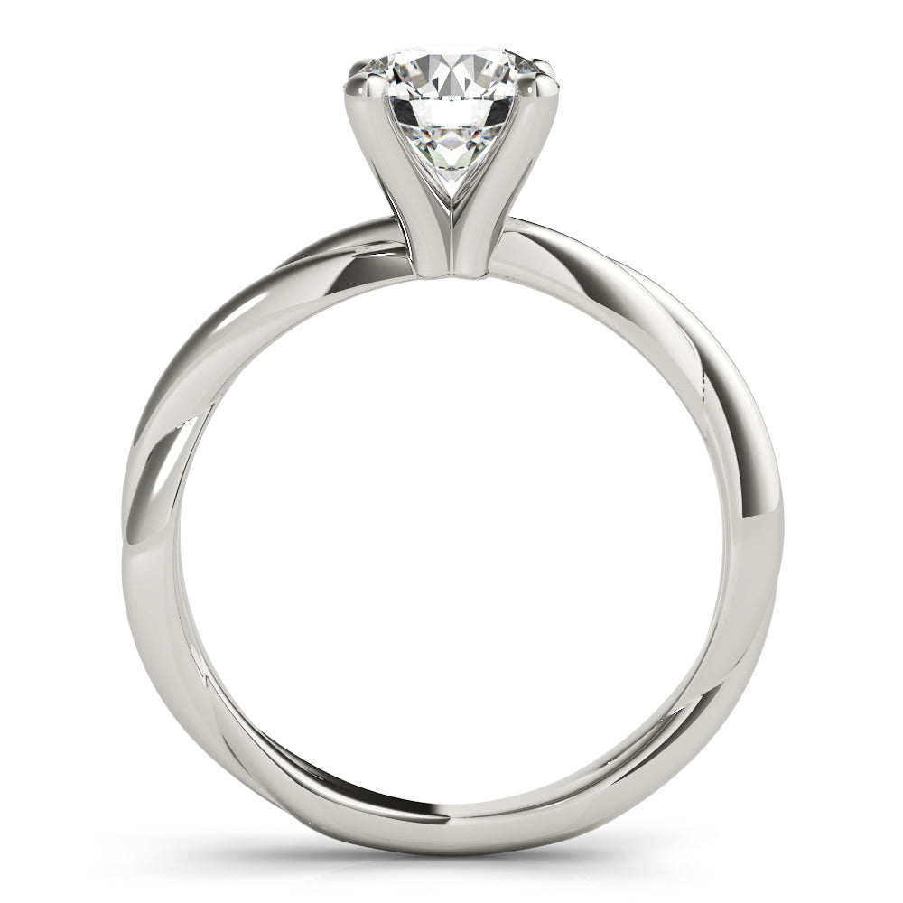 1CT Round Diamond Engagement Ring