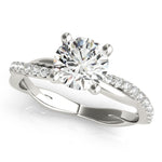 Round Diamond Engagement Ring 1CT