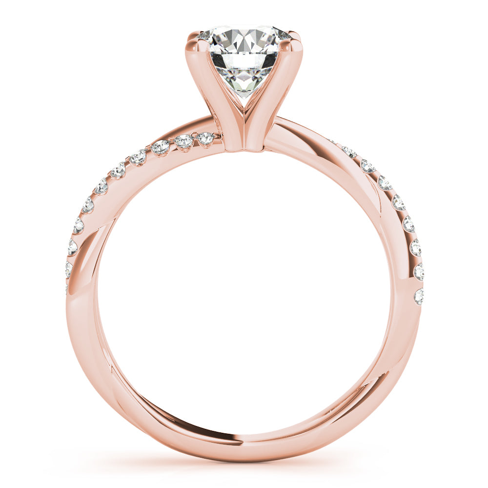 Rose Gold 1 CT Diamond Accent Fashion Ring