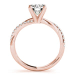 Rose Gold 1 CT Diamond Accent Fashion Ring