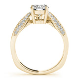 14K Yellow Gold Diamond Engagement Ring 5/8 ctw