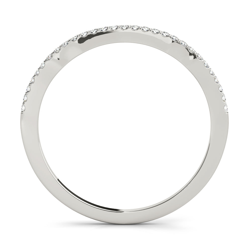 Diamond Wedding Ring with 29 Round Stones