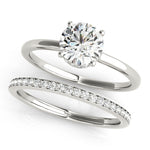 1 CT Round Diamond Solitaire Engagement Ring