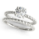 1.0 CT Round Diamond Engagement Solitaire Ring