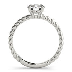 1.0 CT Round Diamond Engagement Solitaire Ring