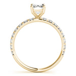 14K Yellow Gold Multi-Diamond Engagement Ring