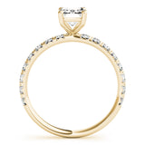 14K Yellow Gold Multi-Diamond Engagement Ring