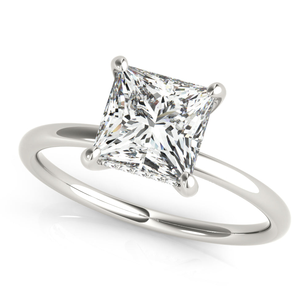 Diamond Halo Engagement Ring