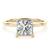 18K Yellow Gold 5/8 ct Diamond Halo Engagement Ring