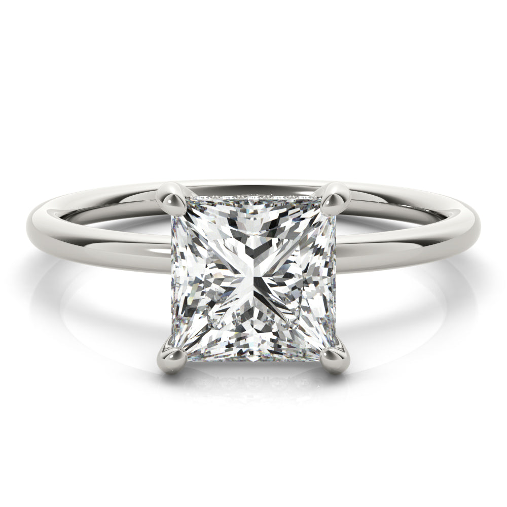 Diamond Halo Engagement Ring