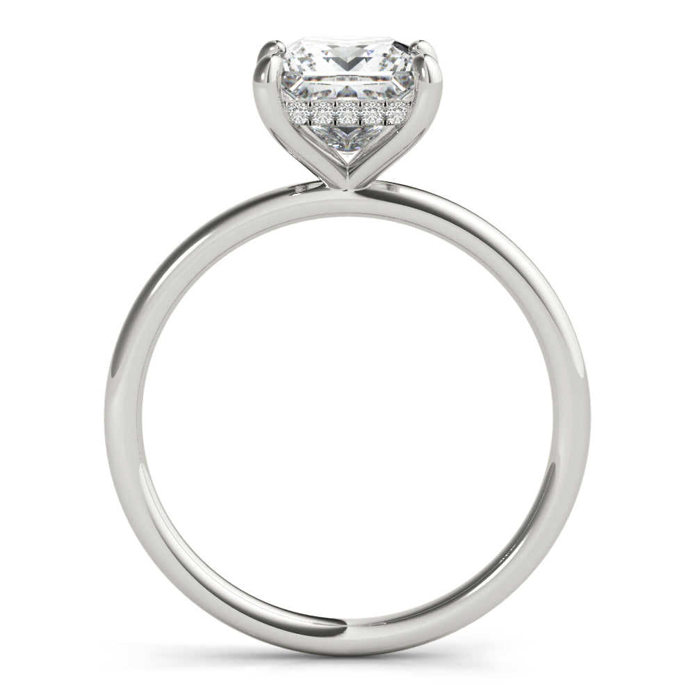 Diamond Halo Engagement Ring