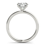 Round Diamond Halo Engagement Ring