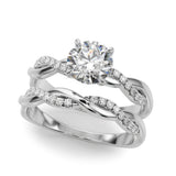 1.0 CT Round Diamond Engagement Ring