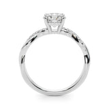 1.0 CT Round Diamond Engagement Ring