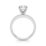 Round Diamond Multi-Stone Engagement Ring