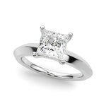 0.75 CT Square Diamond Solitaire Ring