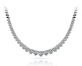 Round Diamond Multi-Stone Graduating Necklace