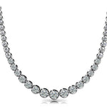 Round Diamond Multi-Stone Necklace