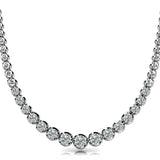 Round Diamond Multi-Stone Necklace