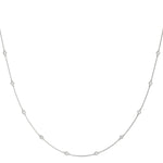 10-Diamond Round Pendant Necklace