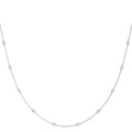 10-Diamond Round Pendant Necklace