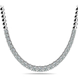 Round Diamond Multi-Stone Fashion Necklace