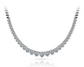 Multi-Diamond Round Pendant Necklace