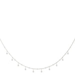 Multi-Diamond Round Pendant Necklace