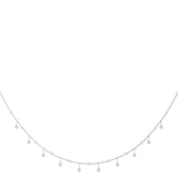 Multi-Diamond Round Pendant Necklace