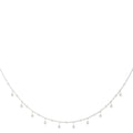 Multi-Diamond Round Pendant Necklace