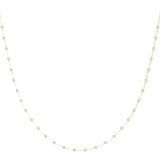 14K Yellow Gold Round Diamond Fashion Necklace