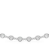 Diamond Round Multi-Stone Necklace